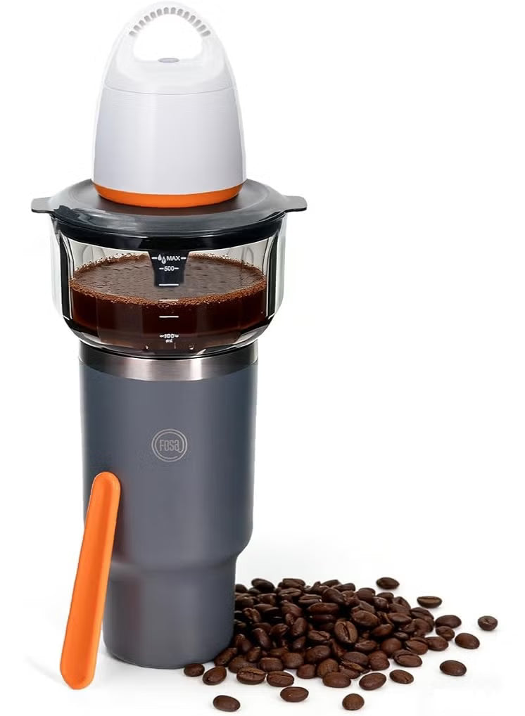FOSA VacBrew Ultimate Hot & Cold Brew Vacuum Coffee Maker with SUS Travel Mug 500ml