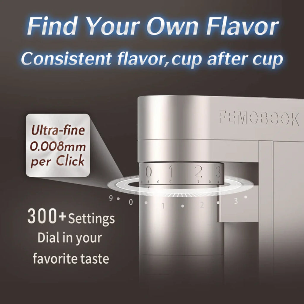 Femobook A5 Electric Coffee Grinder-Battery version