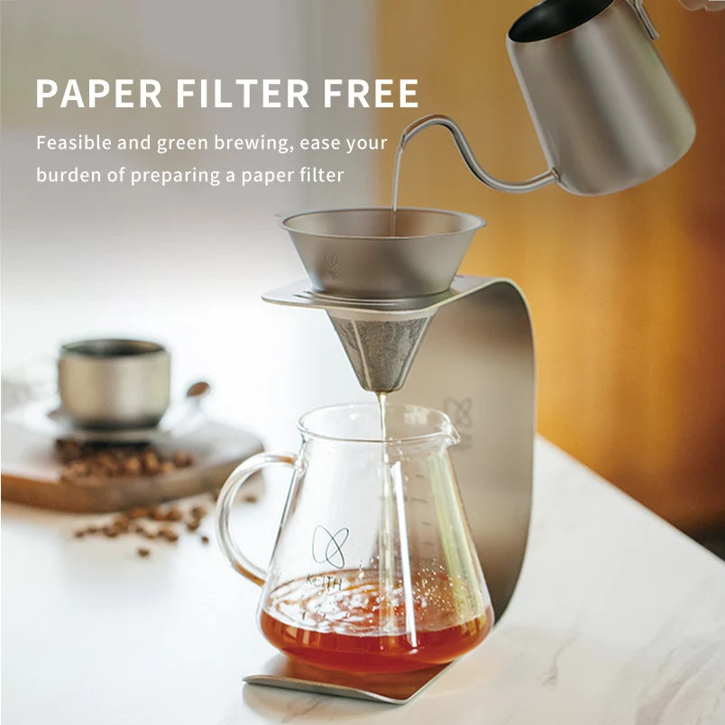 KEITH Titanium Ti3612 Pour-Over Coffee Kit