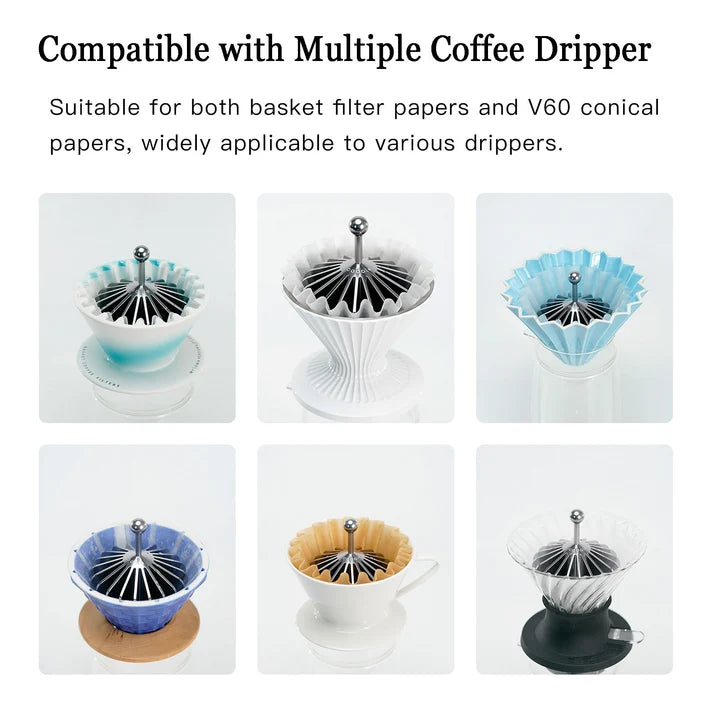 Codale Coffee Paper Presser for Basket & V60 Filters