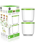 FOSA Vacuum Food Storage Containers 1350ml – 2 Pack