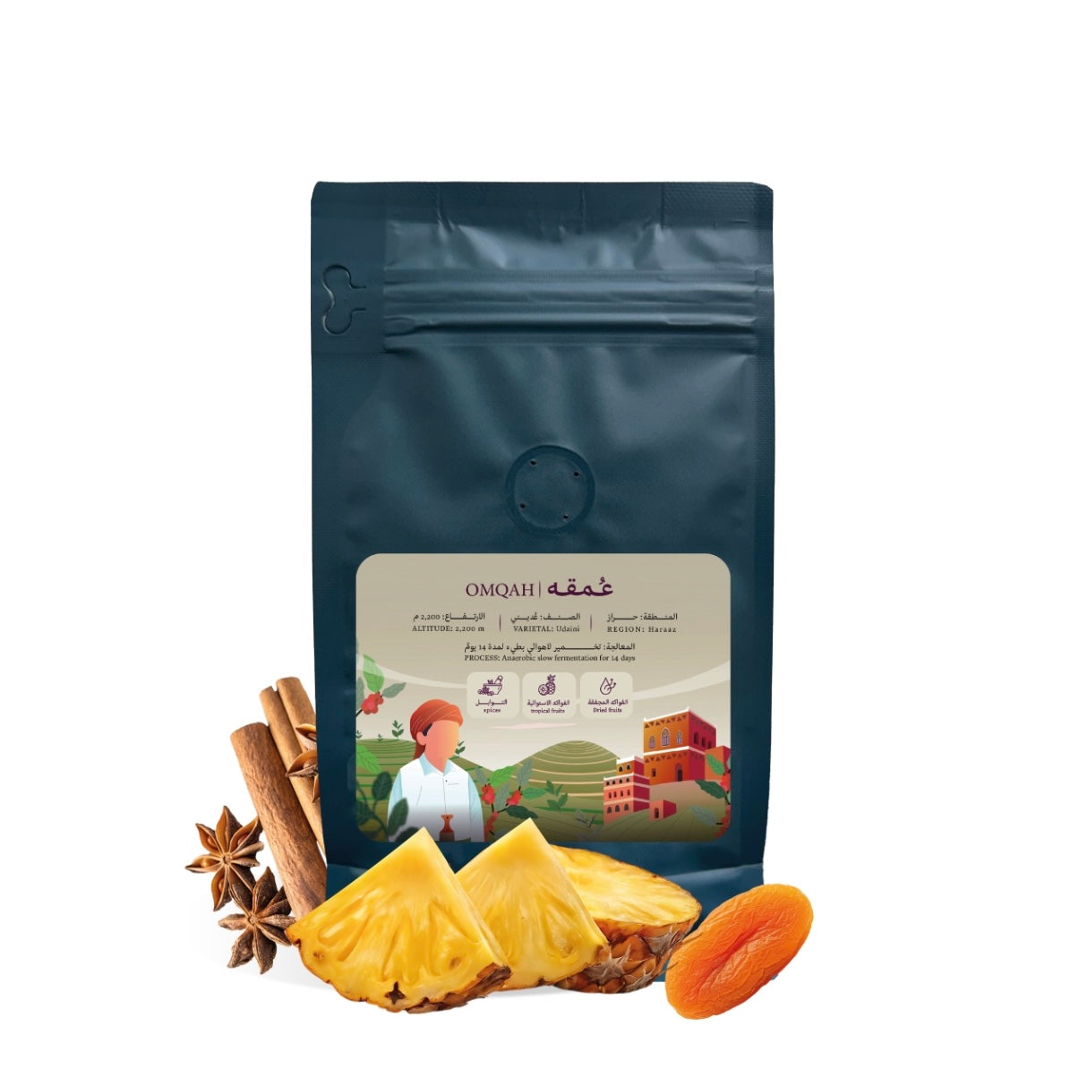 South Coffee Omqah Yemen – Slow Anaerobic Specialty Coffee