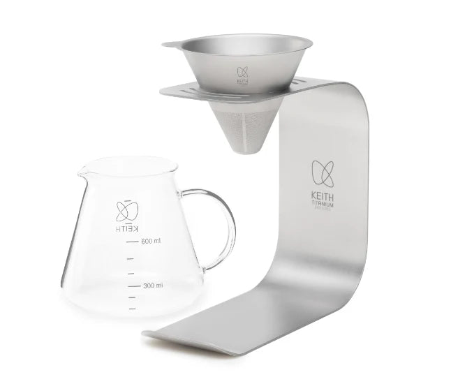 KEITH Titanium Ti3612 Pour-Over Coffee Kit