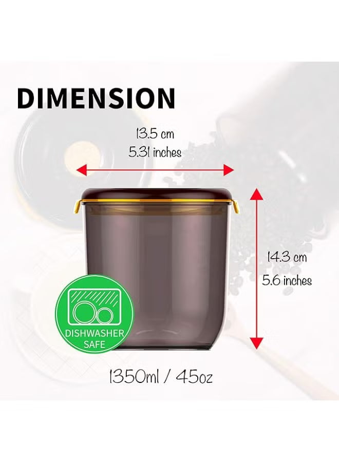 FOSA UV Block Vacuum Storage Containers 1350ml – 2 Pack