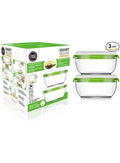 FOSA Vacuum Seal Food Storage Containers 600ml – 2 Pack