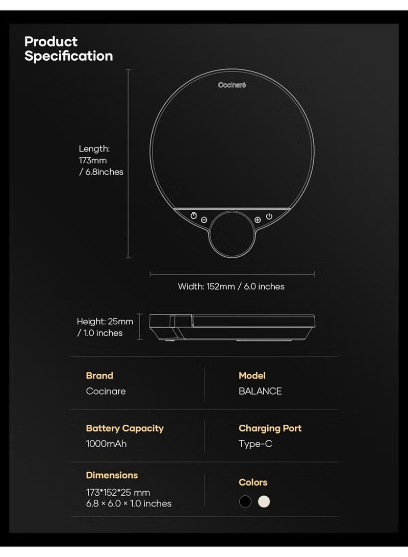 Cocinare BALANCE Precision Coffee Scale