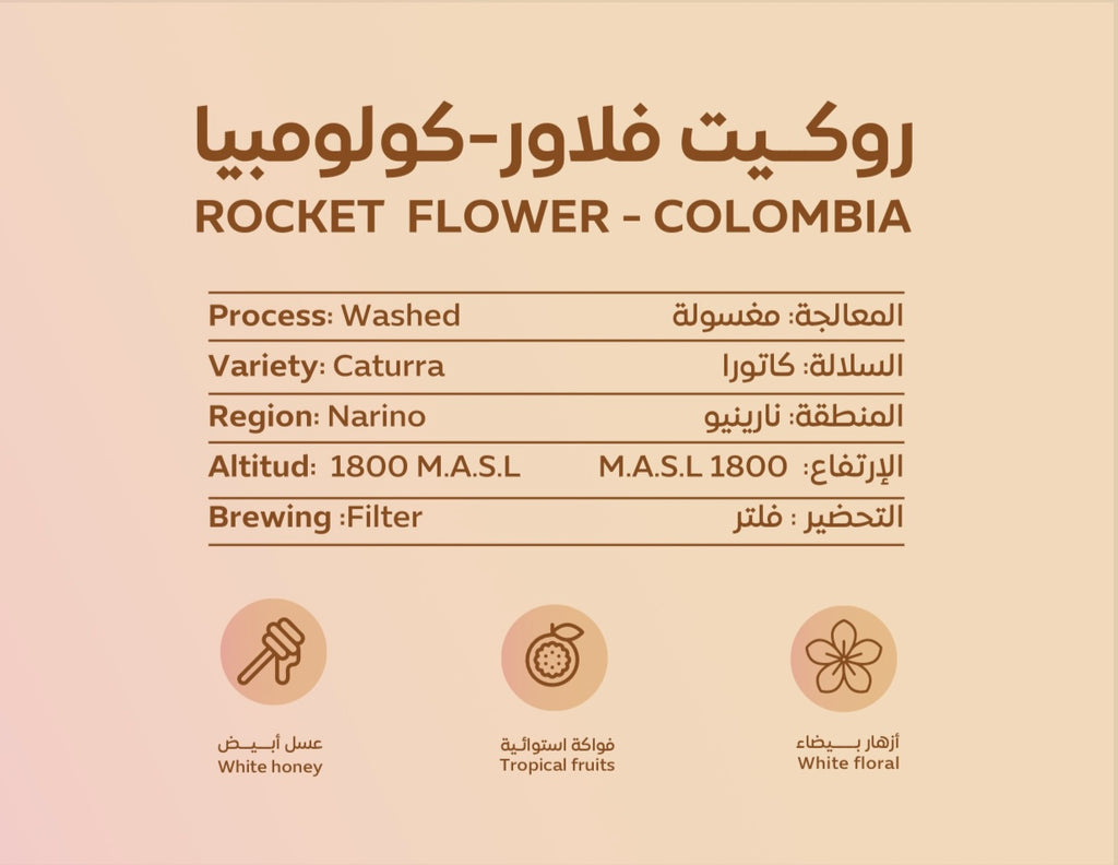 South Coffee Rocket Flower – Colombia Filter Coffee