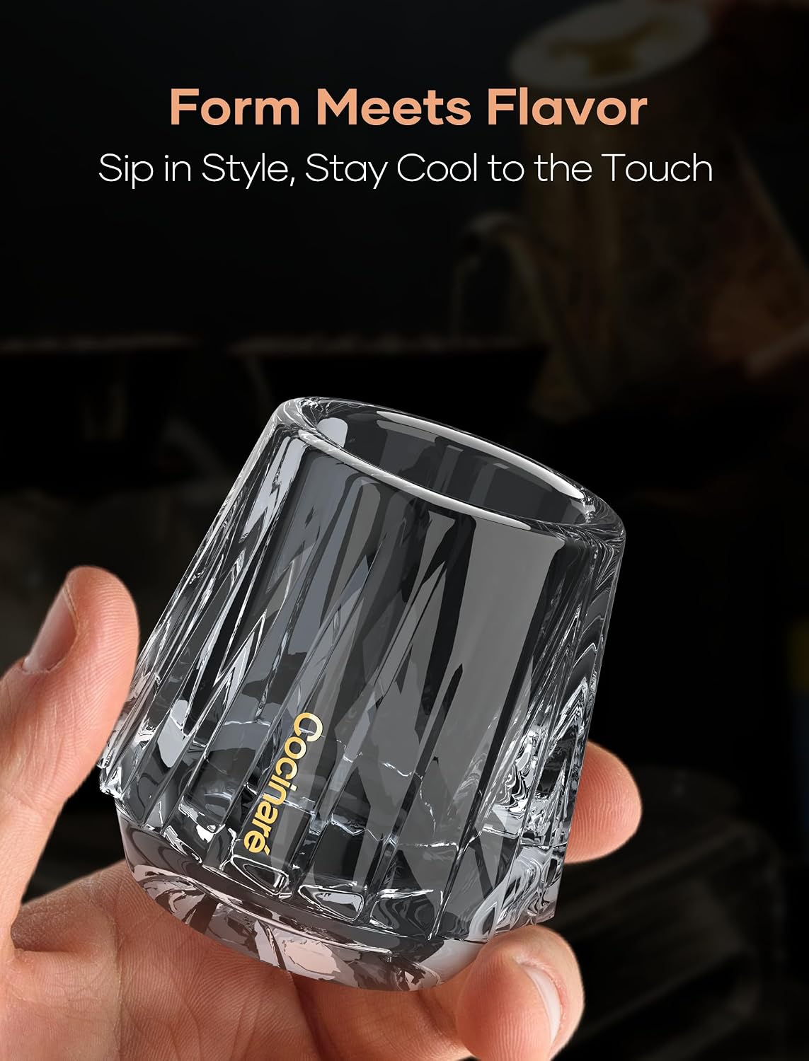 Cocinare KissCup Crystal Glass – 45ml