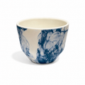 Handmade Porcelain Coffee Cup | MK Studio | Blue Wave
