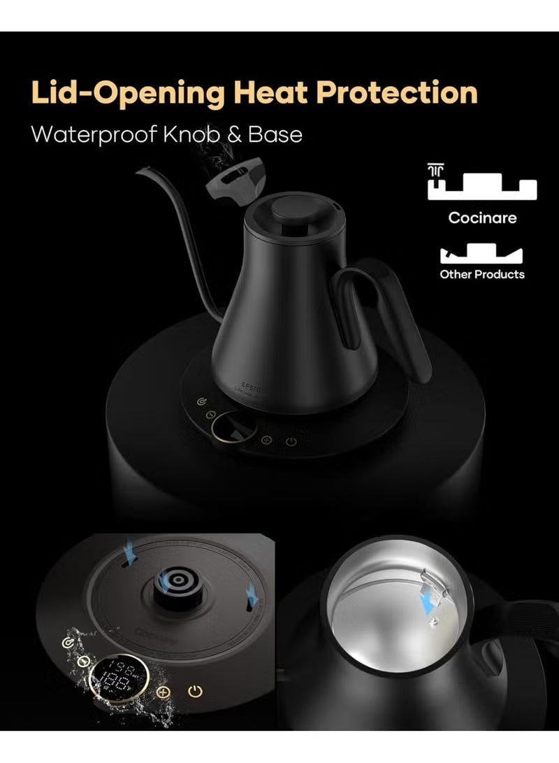 Cocinare FLOW B9 Barista Gooseneck Electric Kettle 0.9L