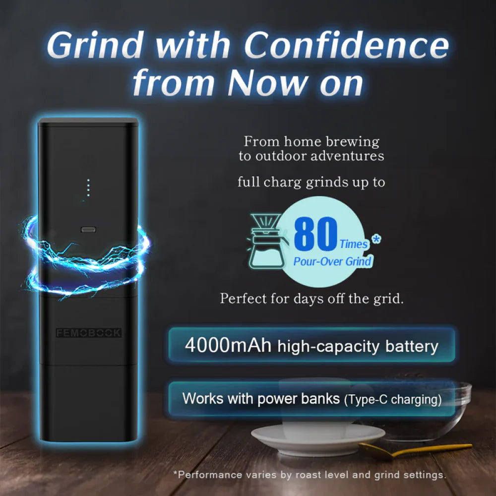 Femobook A2 Electric Coffee Grinder