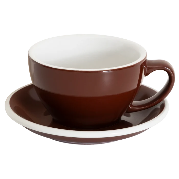Loveramics Egg Cafe Latte Cup & Saucer 300ml – Regular Colours