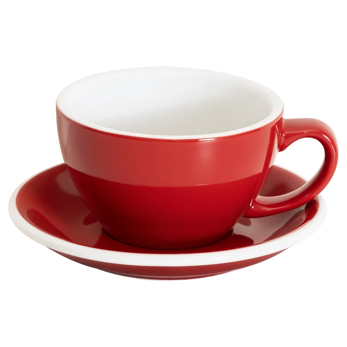 Loveramics Egg Cafe Latte Cup & Saucer 300ml – Regular Colours