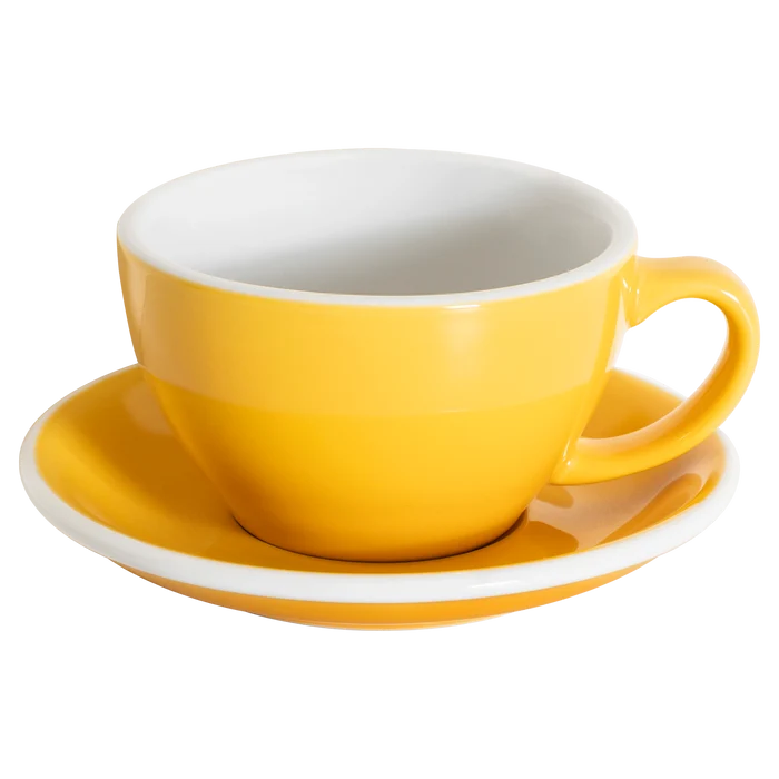 Loveramics Egg Cafe Latte Cup & Saucer 300ml – Regular Colours