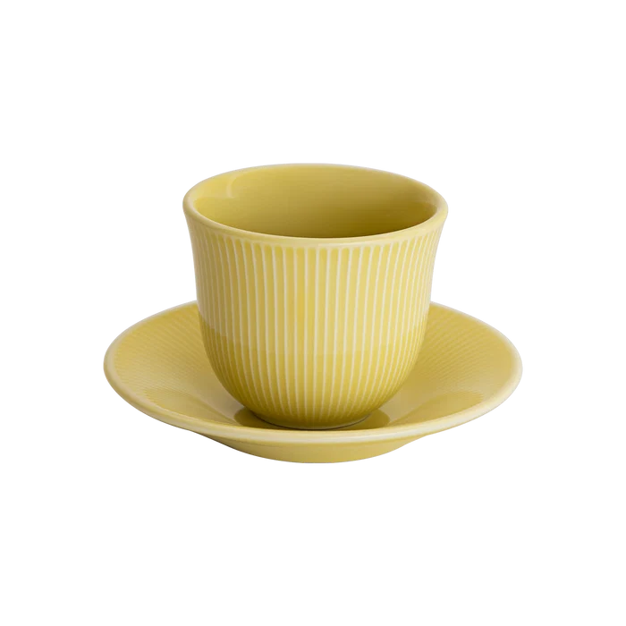 Loveramics Brewers 150ml Embossed Tasting Cup & 13cm Plate