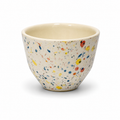 Handmade Porcelain Coffee Cup | MK Studio | Polka