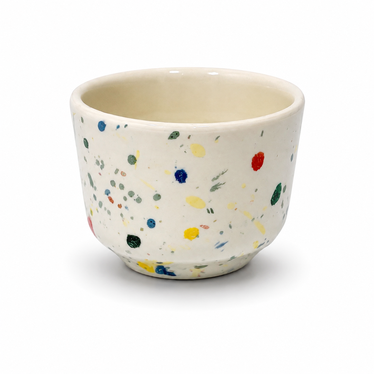 Handmade Porcelain Coffee Cup | MK Studio | Color spot