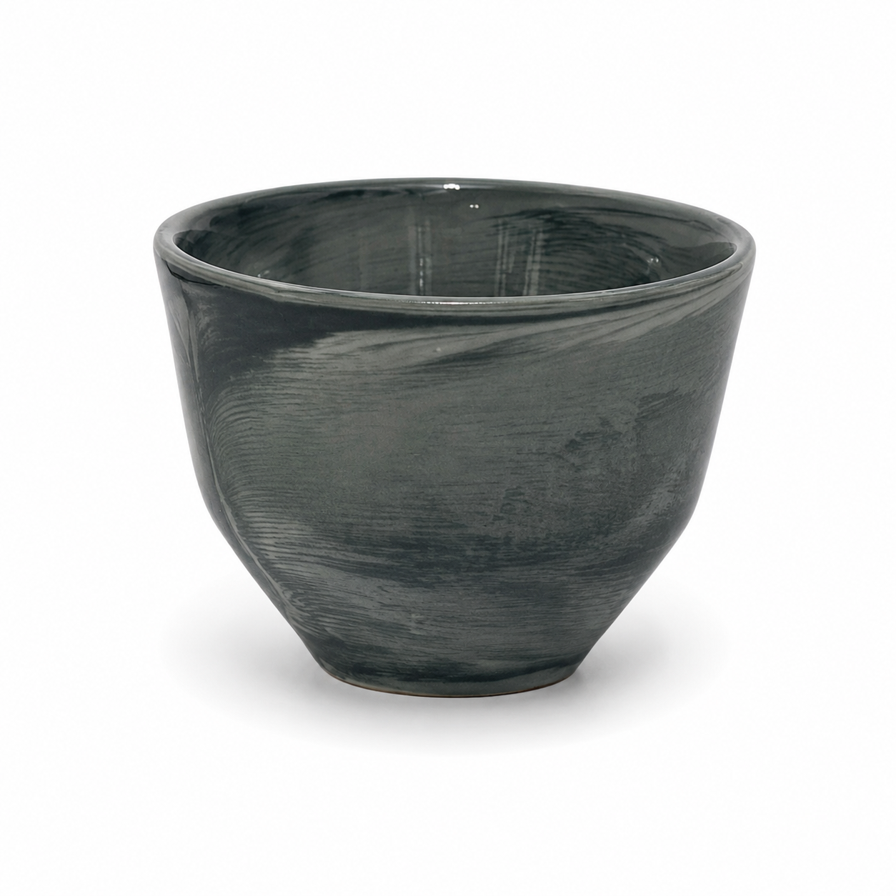 Handmade Porcelain Coffee Cup | MK Studio | Dusty Gray