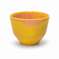 Handmade Porcelain Coffee Cup | MK Studio | Pink/Yellow