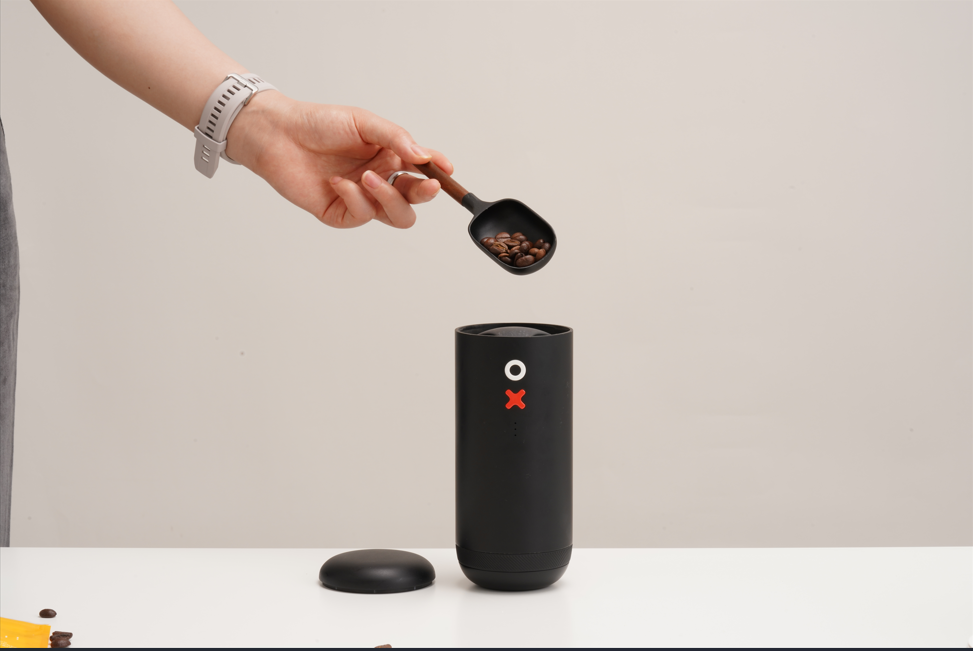 NUTTII Grinding OX Pro Electric Coffee Grinder – Metal Black