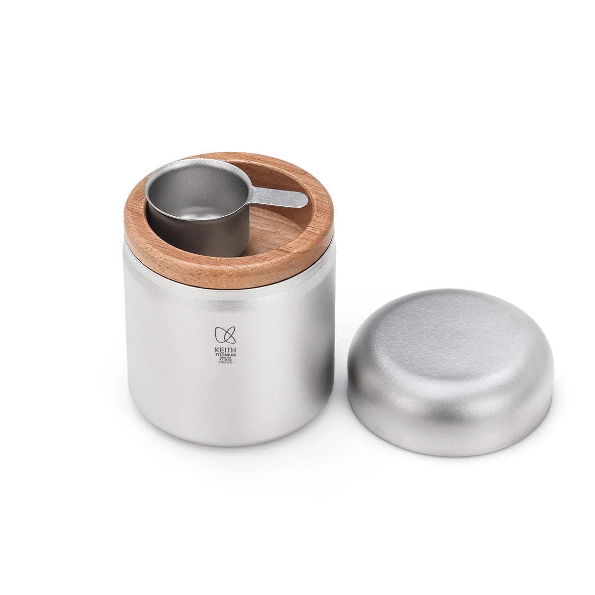 KEITH Titanium Ti3621 Coffee Canister with Measuring Spoon 350ml