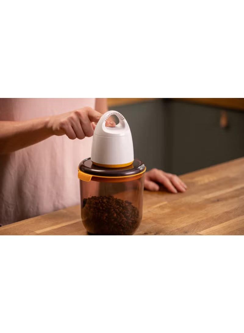 VacBrew FOSA UV-Block Coffee Canister 45oz – Smoky Black