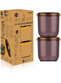 FOSA UV Block Vacuum Storage Containers 1350ml – 2 Pack