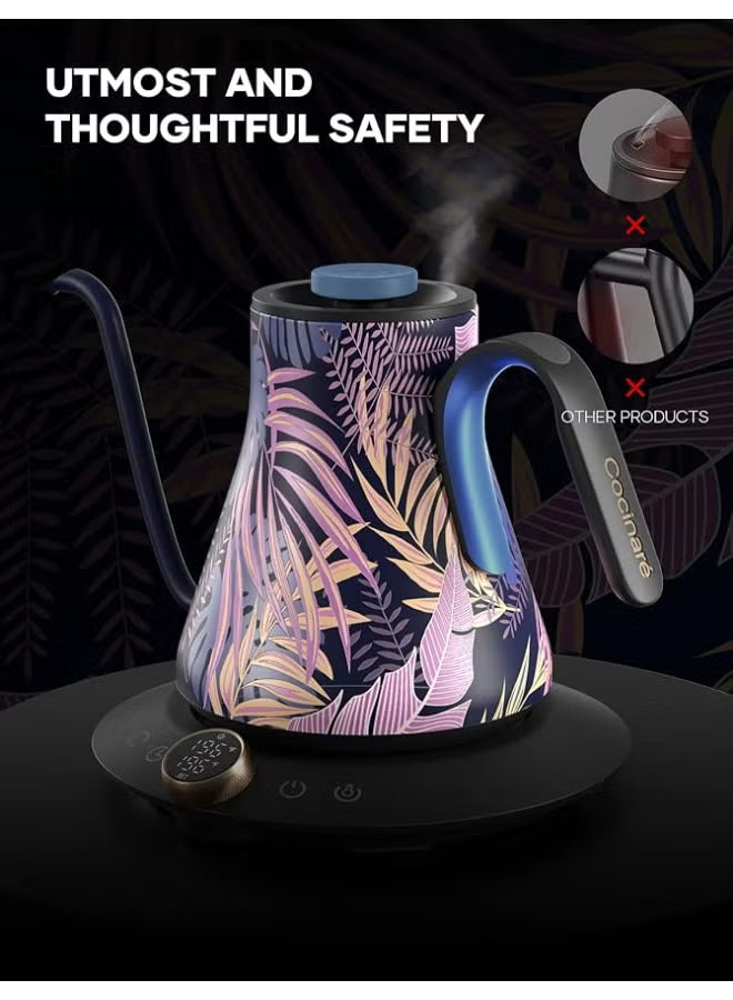 Cocinare FLOW M9 Artisan Gooseneck Electric Kettle – Rainforest