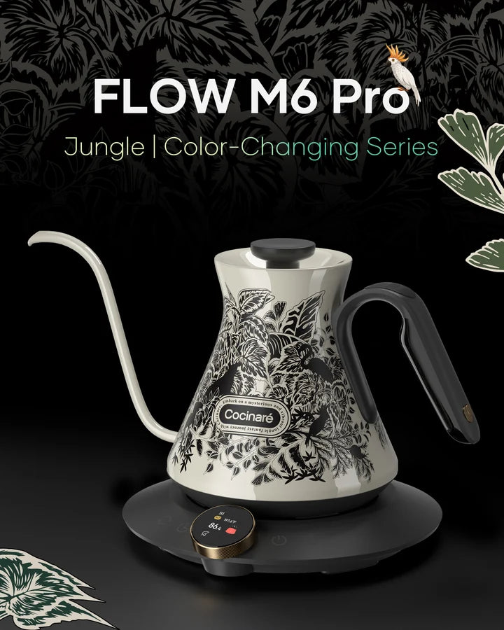 Cocinare FLOW M6 Pro Jungle Color-Changing Electric Kettle