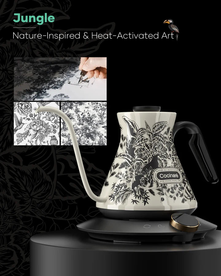 Cocinare FLOW M6 Pro Jungle Color-Changing Electric Kettle