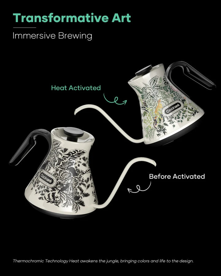 Cocinare FLOW M6 Pro Jungle Color-Changing Electric Kettle