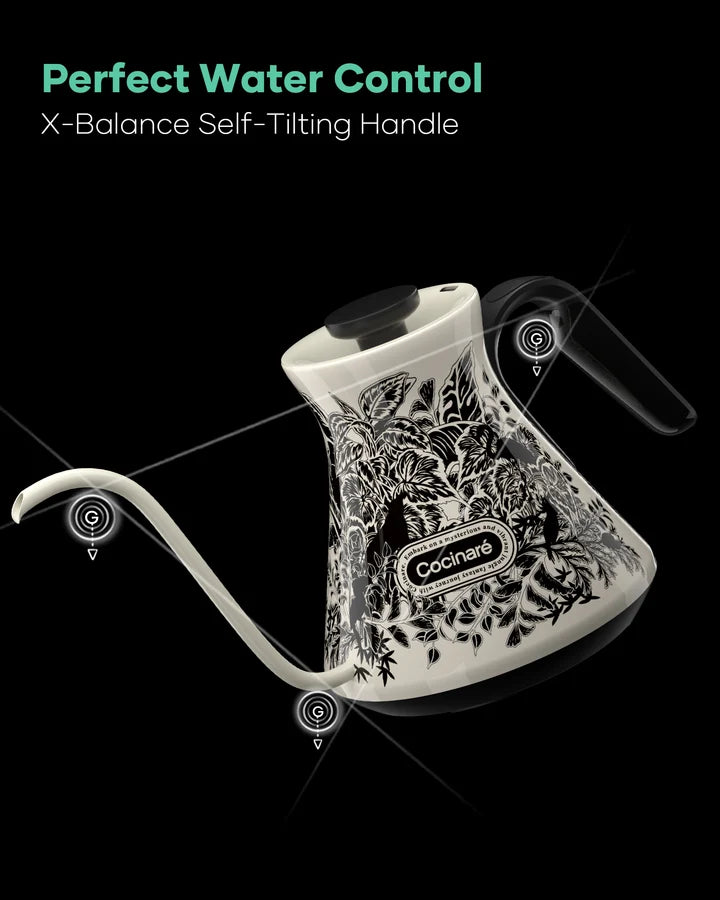 Cocinare FLOW M6 Pro Jungle Color-Changing Electric Kettle