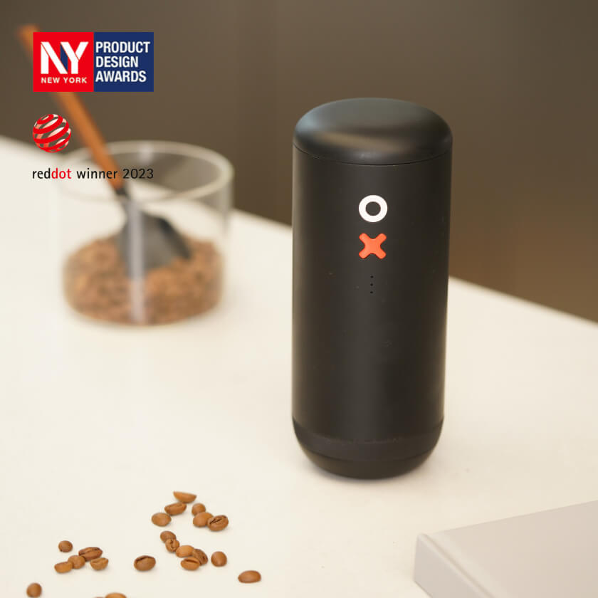 NUTTII Grinding OX Pro Electric Coffee Grinder – Metal Black