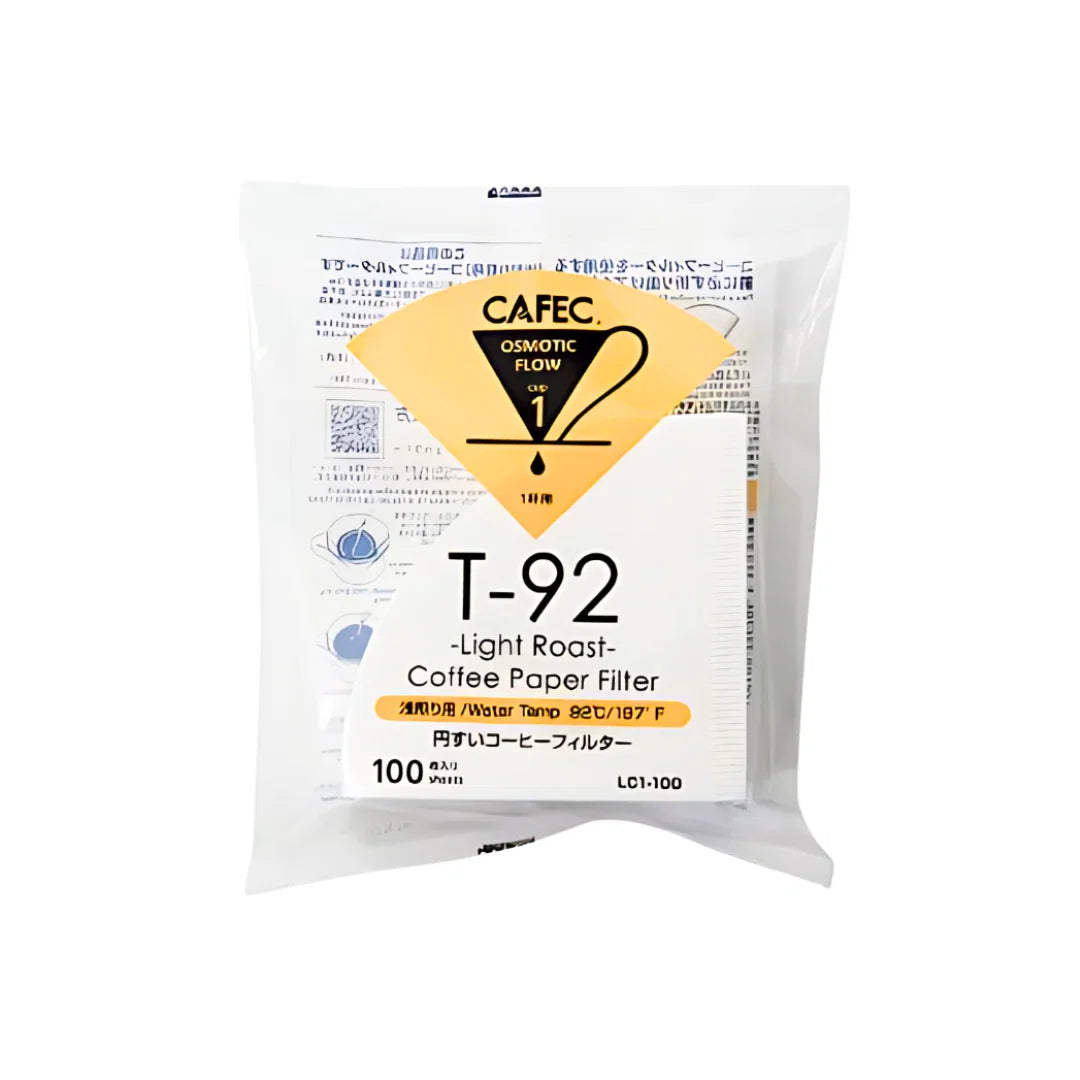CAFEC Light Roast T-92 Coffee Paper Filters Cup 1 – 100pcs